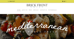 Desktop Screenshot of brickfrontgrill.com